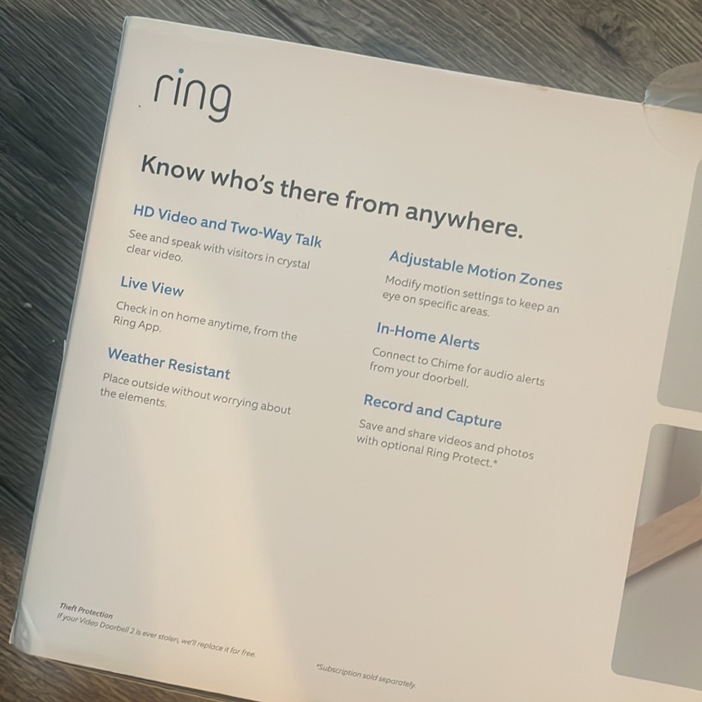 New inbox the ring video doorbell two and shine - Picture 6 of 12